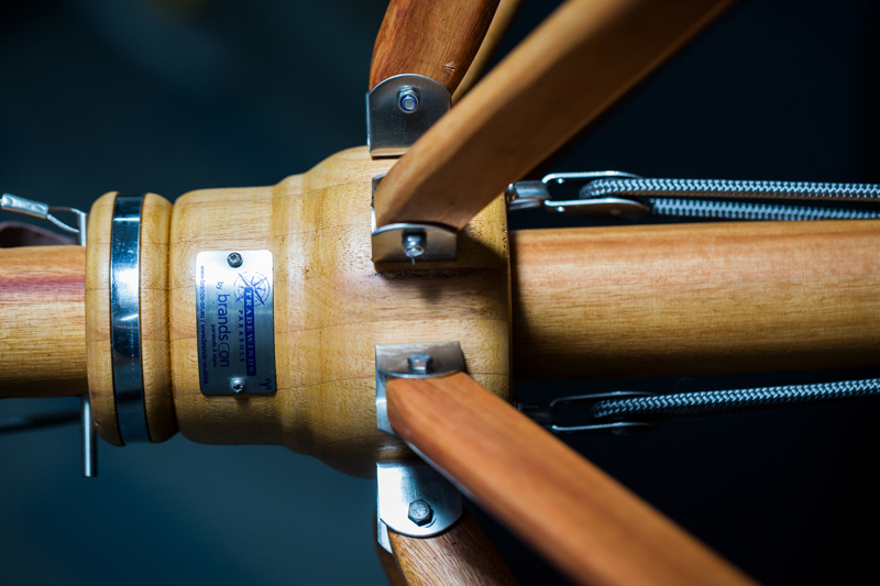 Wooden parasols